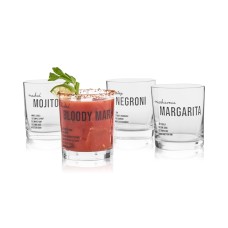The Cellar Recipe Double Old-Fashioned Glasses, Set of 4