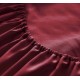  Wrinkle Free Sheet Sets with Deep Pockets & Stain Resistant, 1800 Thread Count Bamboo Based, Burgundy, Queen Pillowcases (Set of 2)
