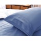  Wrinkle Free Sheet Sets with Deep Pockets & Stain Resistant, 1800 Thread Count Bamboo Based, Blue, Queen Pillowcases (Set of 2)