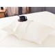  Wrinkle Free Sheet Sets with Deep Pockets & Stain Resistant, 1800 Thread Count Bamboo Based, Ivory, King Pillowcases (Set of 2)