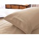  Wrinkle Free Sheet Sets with Deep Pockets & Stain Resistant, 1800 Thread Count Bamboo Based, Beige, Twin