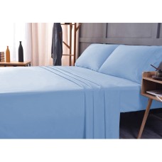 the Season Essentials Wrinkle Free Sheet Sets with Deep Pockets & Stain Resistant, 1800 Thread Count Bamboo Based