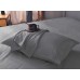  Wrinkle Free Sheet Sets with Deep Pockets & Stain Resistant, 1800 Thread Count Bamboo Based, Gray, Full