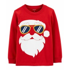 Toddler Boy Carter’s Santa Jersey Tee, Toddler
