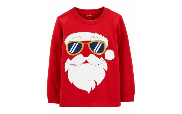 Toddler Boy Carter’s Santa Jersey Tee, Toddler