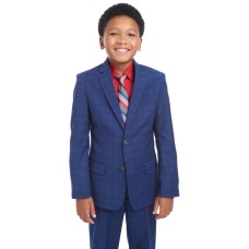Tommy Hilfiger Big Boys Stretch Plaid Suit Jacket