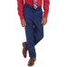  Big Boys Stretch Plaid Suit Pants, Midnight, 12
