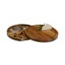 TOSCANA – a  Brand Circo Acacia Wood Cheese Board Set with Cheese Tools