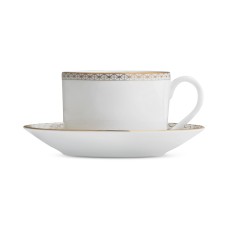 Waterford Lismore Diamond Gold Collection Teacup and Saucer