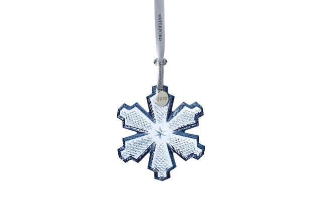  Topaz Ice Crystal Mini Snowflake Ornament