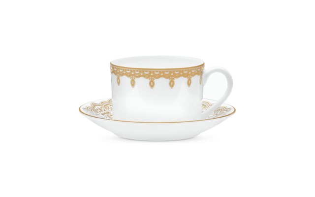  Lismore Lace Gold Teacup & saucer