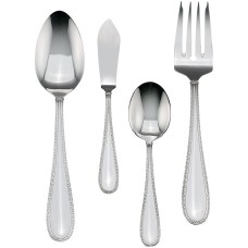 Wedgwood Vera Wang Stainless Vera Lace 4-Piece Flatware Hostess Set