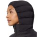  Ladies' Water resistant Power Stretch Hooded Jacket, Black, Large