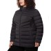  Ladies' Water resistant Power Stretch Hooded Jacket, Black, Large