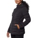  Ladies' Water resistant Power Stretch Hooded Jacket, Black, Large