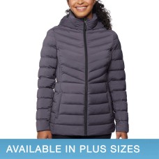 32 Degrees Ladies' Water resistant Power Stretch Hooded Jacket