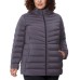  Ladies' Water resistant Power Stretch Hooded Jacket, Blue, Large