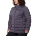  Ladies' Water resistant Power Stretch Hooded Jacket, Blue, Large