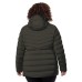  Ladies' Water resistant Power Stretch Hooded Jacket, Green, Large