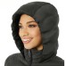  Ladies' Water resistant Power Stretch Hooded Jacket, Green, Large