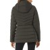  Ladies' Water resistant Power Stretch Hooded Jacket, Green, Large