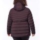  Ladies' Water resistant Power Stretch Hooded Jacket, Purple, Large