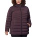  Ladies' Water resistant Power Stretch Hooded Jacket, Purple, Large