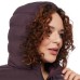  Ladies' Water resistant Power Stretch Hooded Jacket, Purple, Large