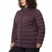  Ladies' Water resistant Power Stretch Hooded Jacket, Purple, Large