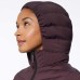  Ladies' Water resistant Power Stretch Hooded Jacket, Purple, Large
