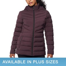 32 Degrees Ladies' Water resistant Power Stretch Hooded Jacket