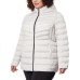  Ladies' Water resistant Power Stretch Hooded Jacket, Silver, Large