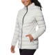  Ladies' Water resistant Power Stretch Hooded Jacket, Silver, Large