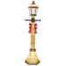 6′ Lamp Post with LED Lights