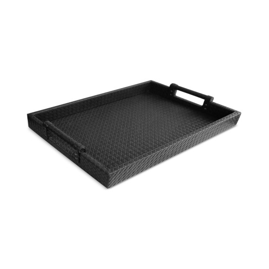  Leather Serving Tray with Handles 14×19″