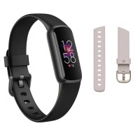 AMOLED Fitbit Luxe Tracker, Black