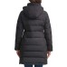  Ladies' Water Resistant Long Stretch Jacket, Black, 2X