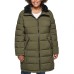  Ladies' Water Resistant Long Stretch Jacket, Green, Small
