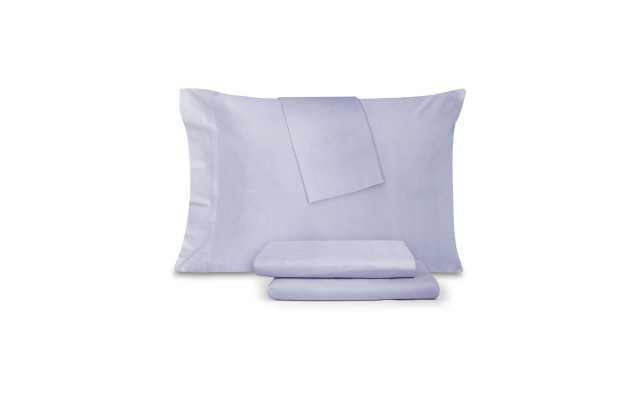  300 Thread Count Twill Modernist King 4-Pc. Sheet Set, Blue