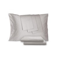 Aq Textiles 400 Thread Count Percale Blend Woven Dot King 6-Pc. Sheet Set Bedding