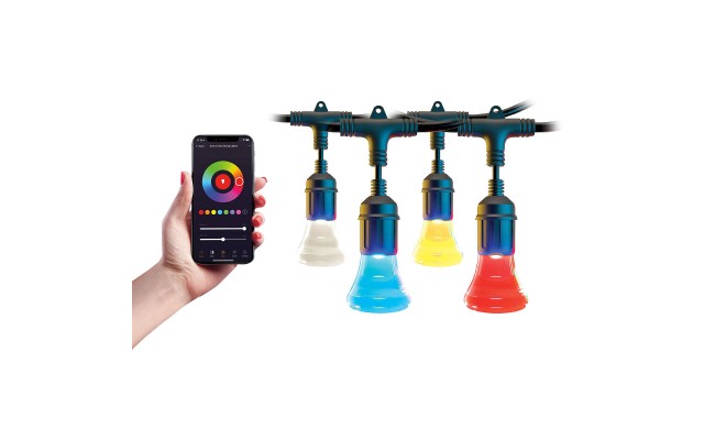  Smart LED Color String Lights, 48 ft