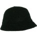 August Hat Crochet Classic Chenille Cloch Black One Size