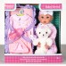 Baby Emma Doll With Accessories And Plush Toy
