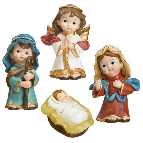 Baby Nativity, 12 Piece Set