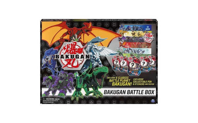 Bakugan Battle Box Gift Set with 5 Battle Planet Bakugan Collectible Figures