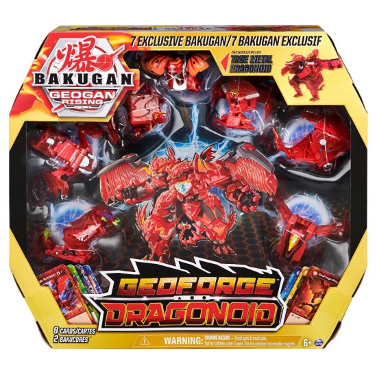  GeoForge Dragonoid, 7-in-1 with Exclusive True Metal Dragonoid