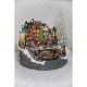  Animated Holiday Village with Turning Animated Train & Music DF63872