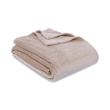 Berkshire VelvetLoft Textured Grid Plush Twin Blanket Bedding