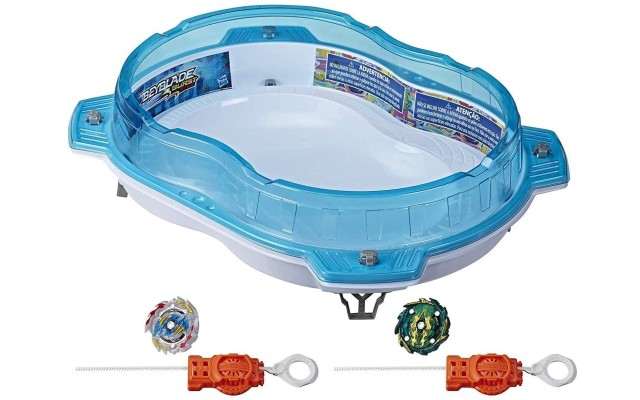  Vertical Drop Battle Set, Includes 2 Tops and 2 Launchers, Ages 8 and Up