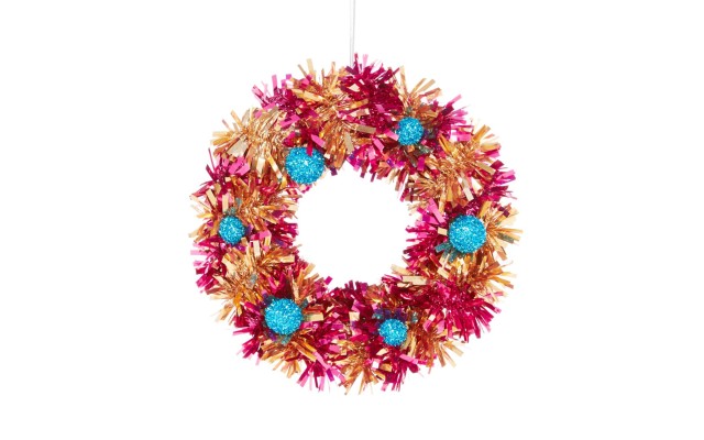 Bloomingdale’s Contemporary Plastic Wreath Decor